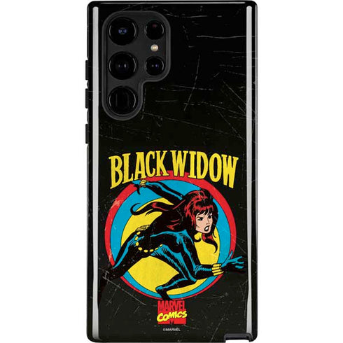 Marvel Classic Comics Black Widow Galaxy S25 Ultra Impact Case